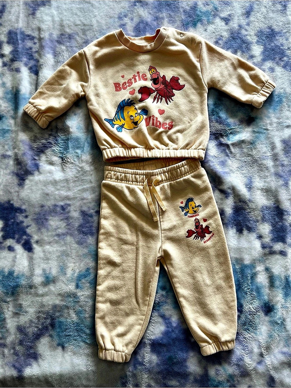 Disney Princess Baby 6-9m Matching Set Like New